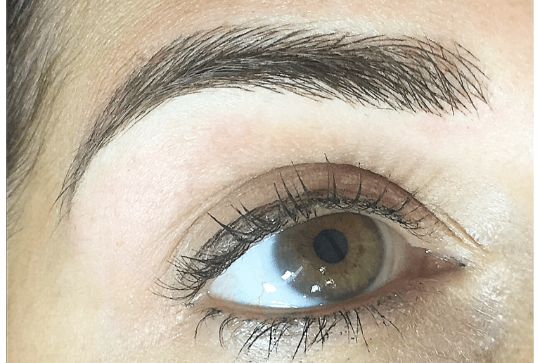 Before and after microblading 8