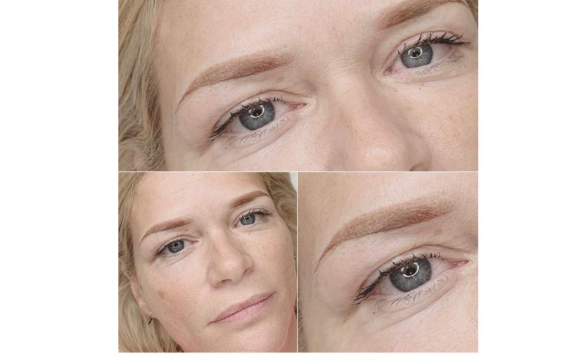Eyebrow tattooing for blondes